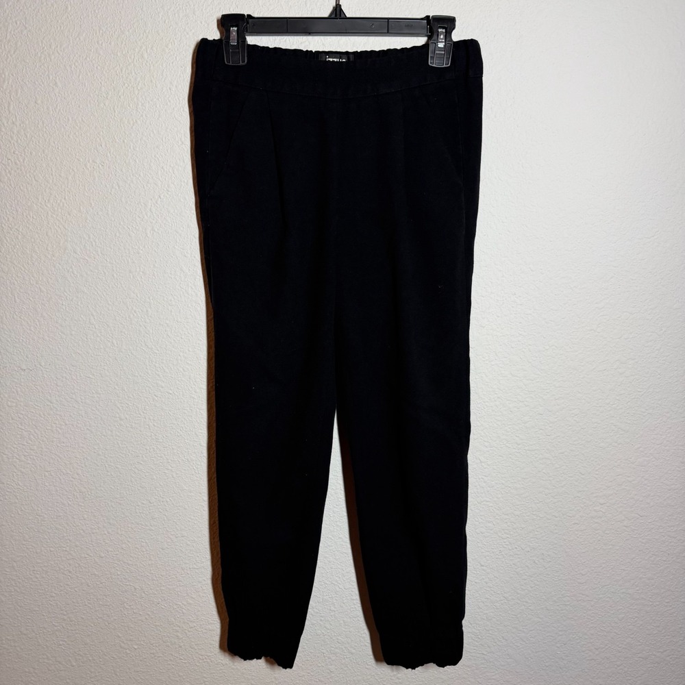 Izzue Jogger‎ Pants Womens 26 Black Elastic Waist Tapered Leg Pull On Streetwear